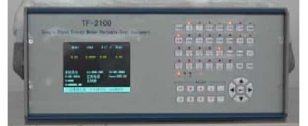 Thiết bị kiểm định, hiệu chuẩn công tơ điện 1 pha 3 vị trí đến 100A lưu động, kỹ thuật số Model: TF2100-100A